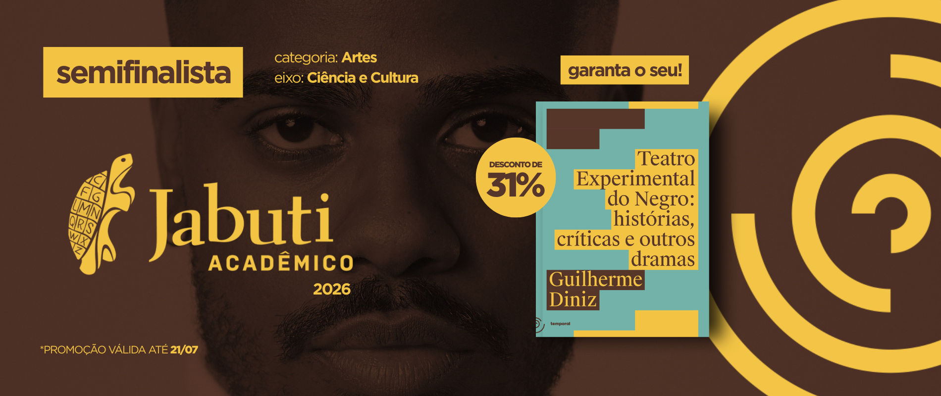 Semifinalista do Jabuti Acadêmico 2026